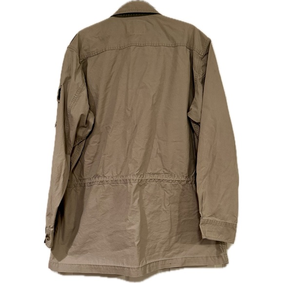 Cabela’s Button Up Shirt Jacket Men’s XL Tall Tan Safari Series Canvas - Picture 2 of 6